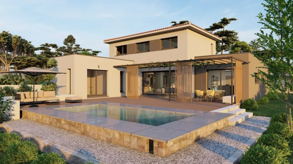Image du modèle de maison PERS VUE ARRIERE