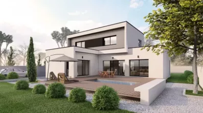 Image du modèle de maison VUE ARRIERE