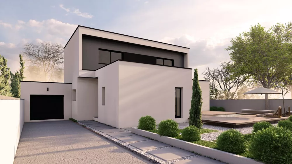 Image du modèle de maison VUE AVANT