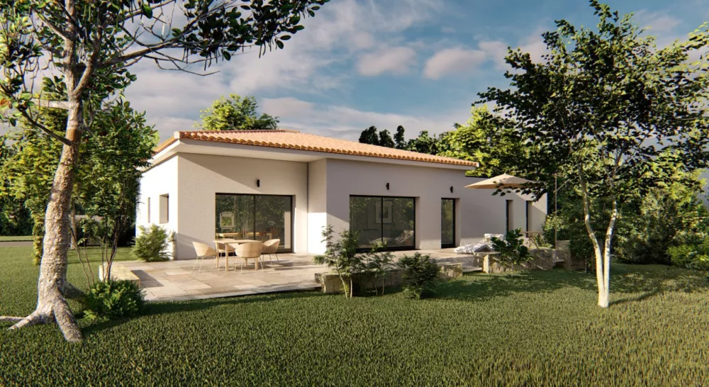 Image du modèle de maison VUE ARRIERE 1