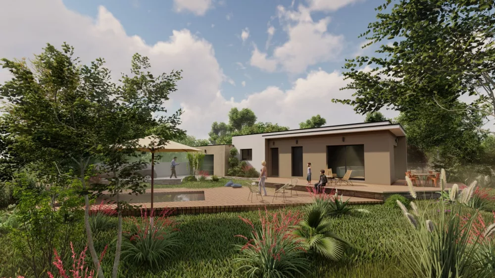 Image du modèle de maison VUE ARRIERE 2