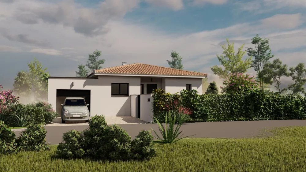 Image du modèle de maison VUE AVANT