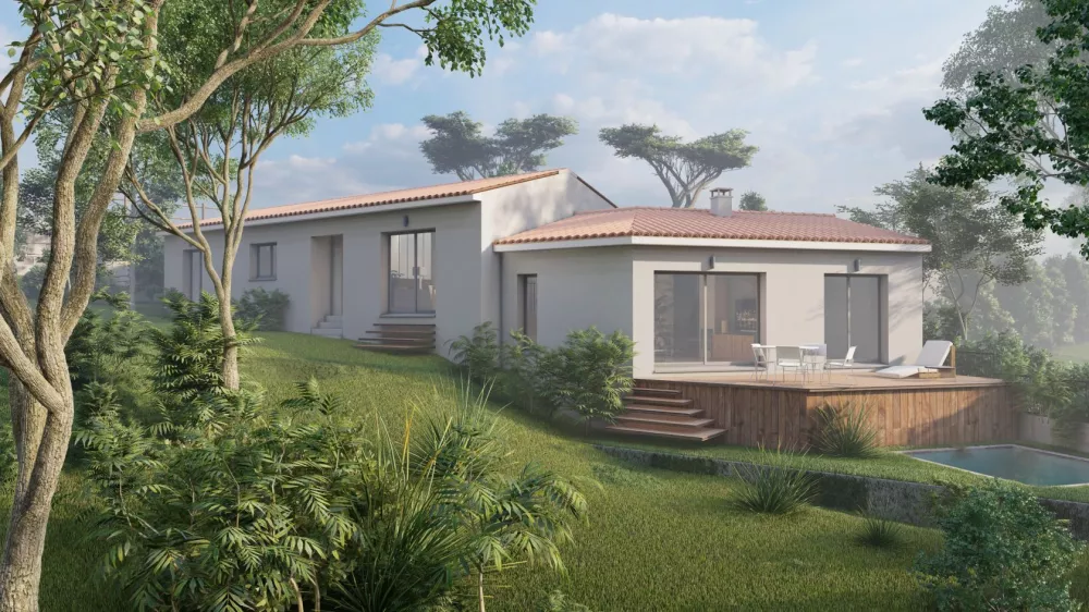 Image du modèle de maison VUE ARRIERE 2
