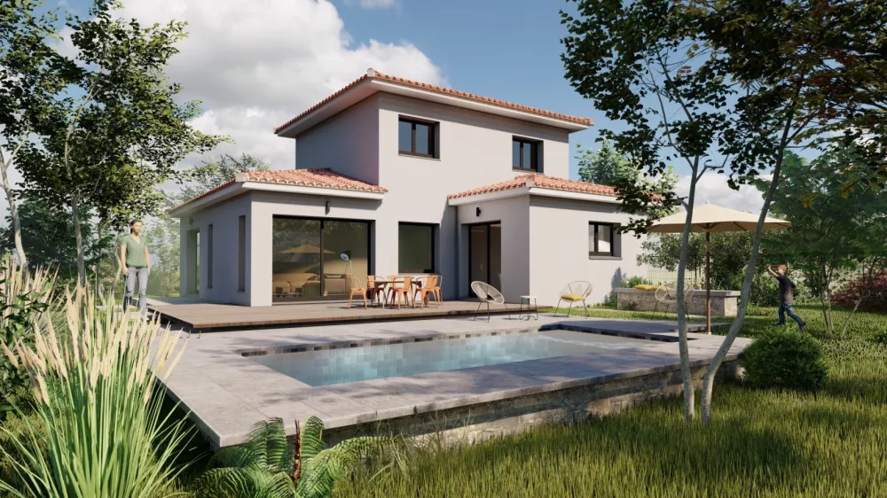 Image du modèle de maison VUE ARRIERE 2