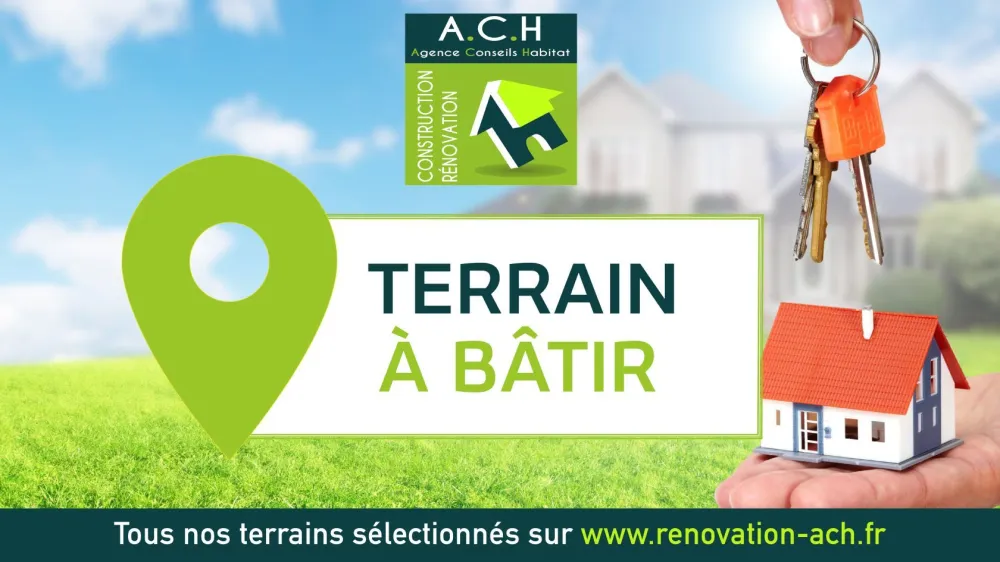 Image du terrain Terrain à bâtir de 400 m² à CHERMIGNAC (17)