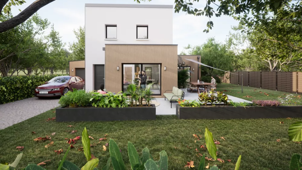 Image du modèle de maison Avant 2 ANDRA 4Ch ZINC