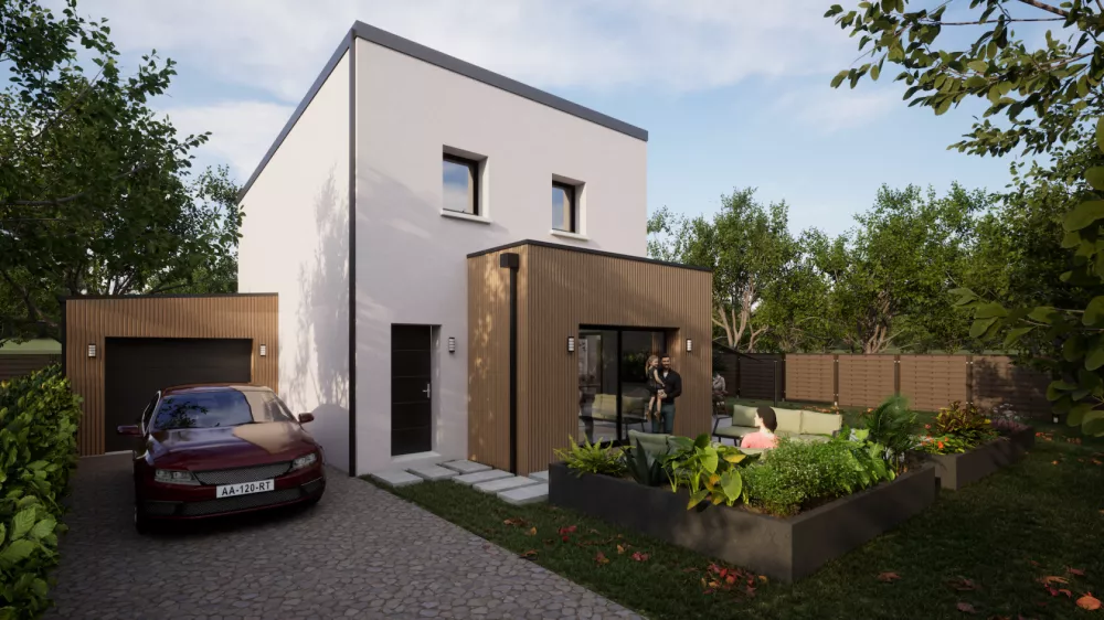 Image du modèle de maison Avant ANDRA 4Ch ZINC
