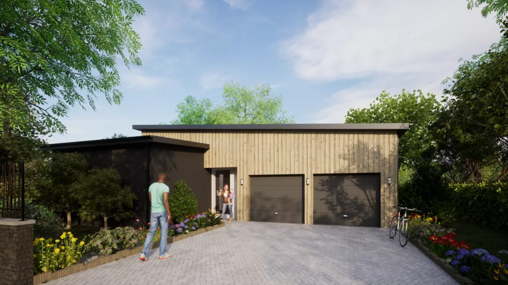 Image du modèle de maison Avant BOSKA 4Ch ZINC