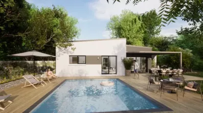 Image du modèle de maison Arriere 2 CAREME 3Ch ZINC