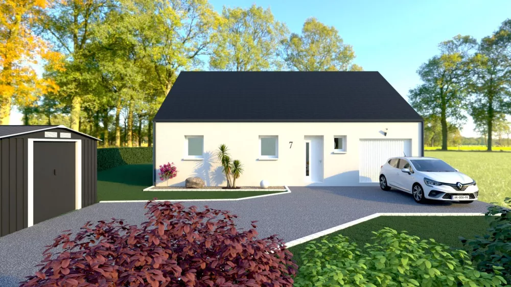 Image du modèle de maison façade avant