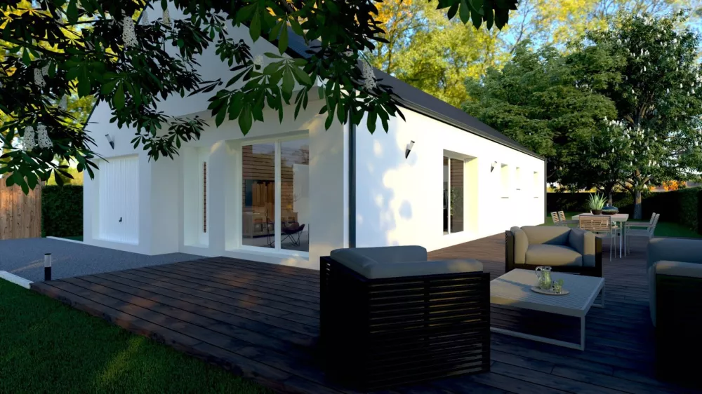 Image du modèle de maison façade avant 2