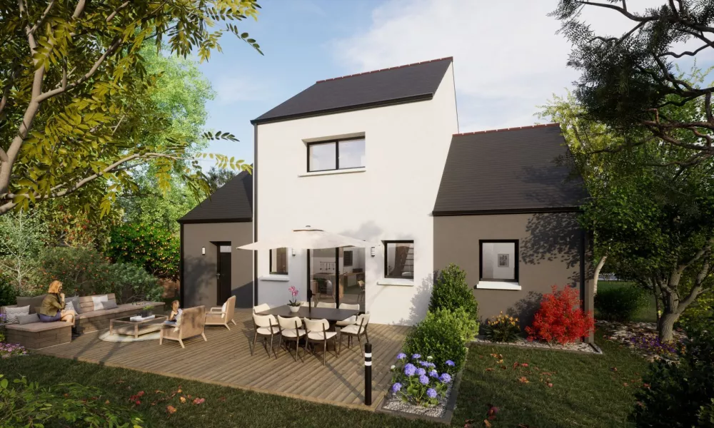 Image du modèle de maison Arriere HAWAY 4Ch ARDOISE X