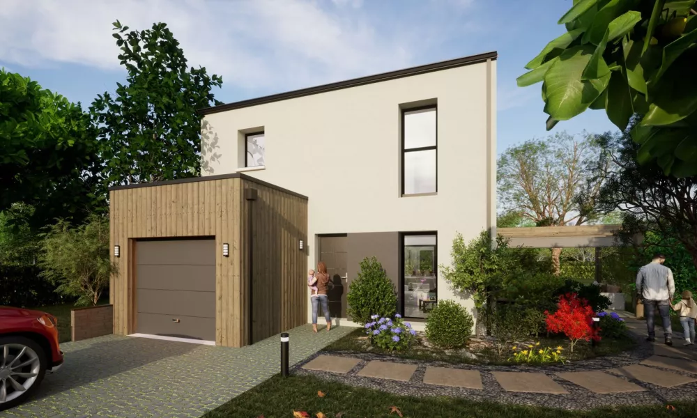 Image du modèle de maison Avant LENA 3Ch TUILES X