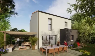 Image du modèle de maison Arriere LENA 3Ch TUILES X
