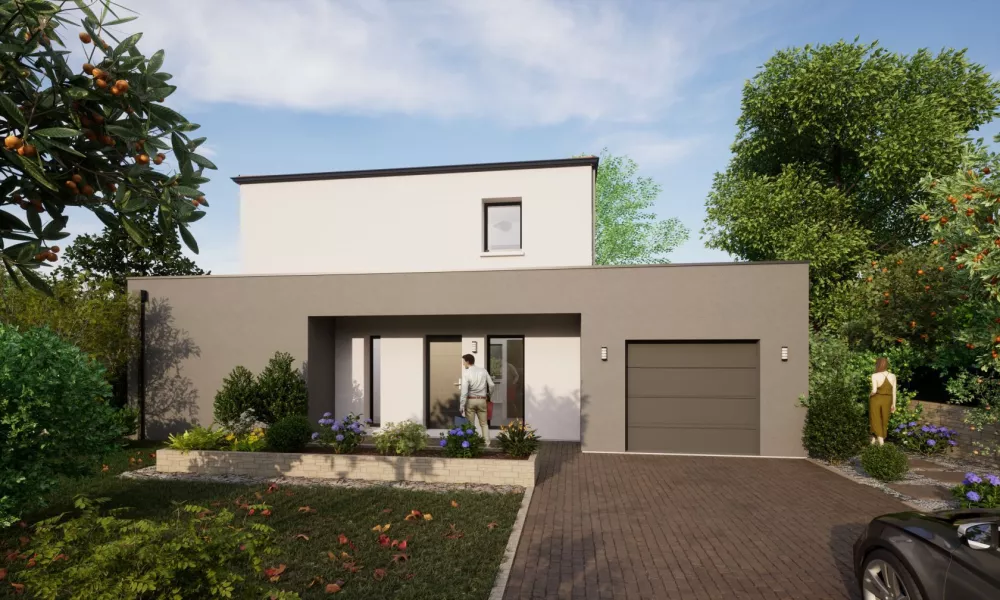 Image du modèle de maison Avant MAISON E 4Ch TUILES X