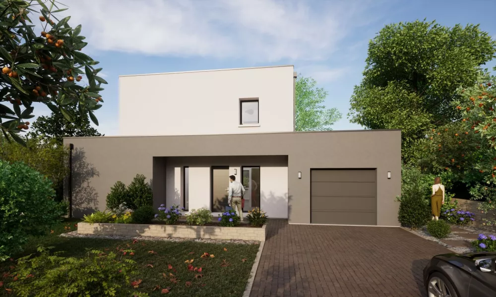 Image du modèle de maison Avant MAISON E 4Ch TOIT TERRASSE X