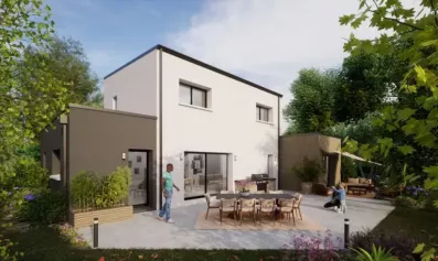 Image du modèle de maison Arriere PRISCA 4Ch ZINC X