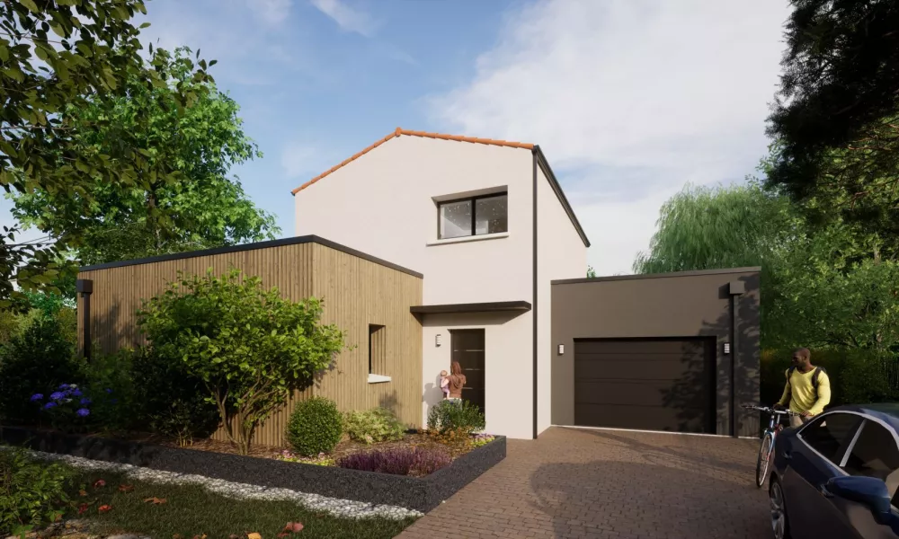 Image du modèle de maison Avant PRISCA 4Ch TUILES X