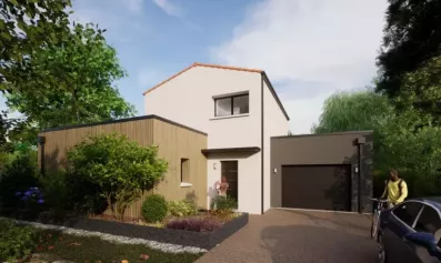 Image du modèle de maison Avant PRISCA 4Ch TUILES X