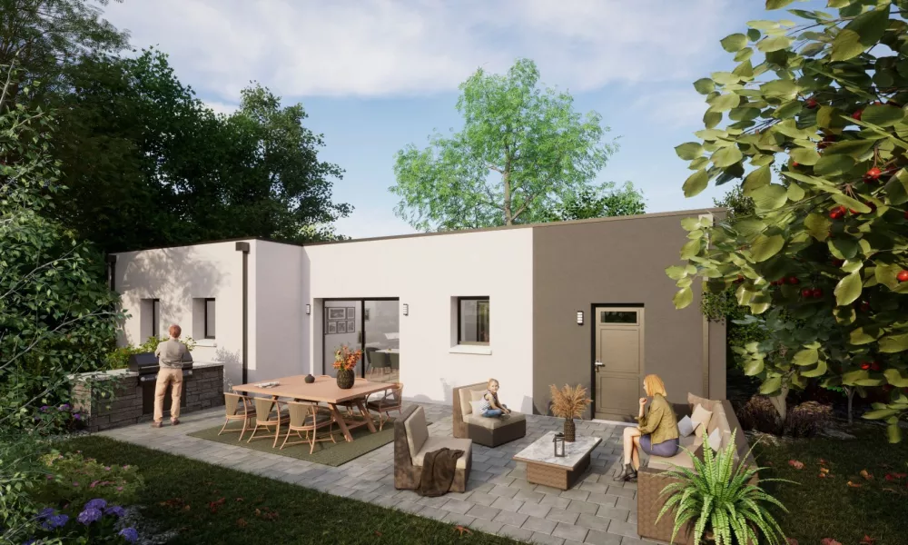 Image du modèle de maison Arriere SARAN 3Ch TOIT TERRASSE X
