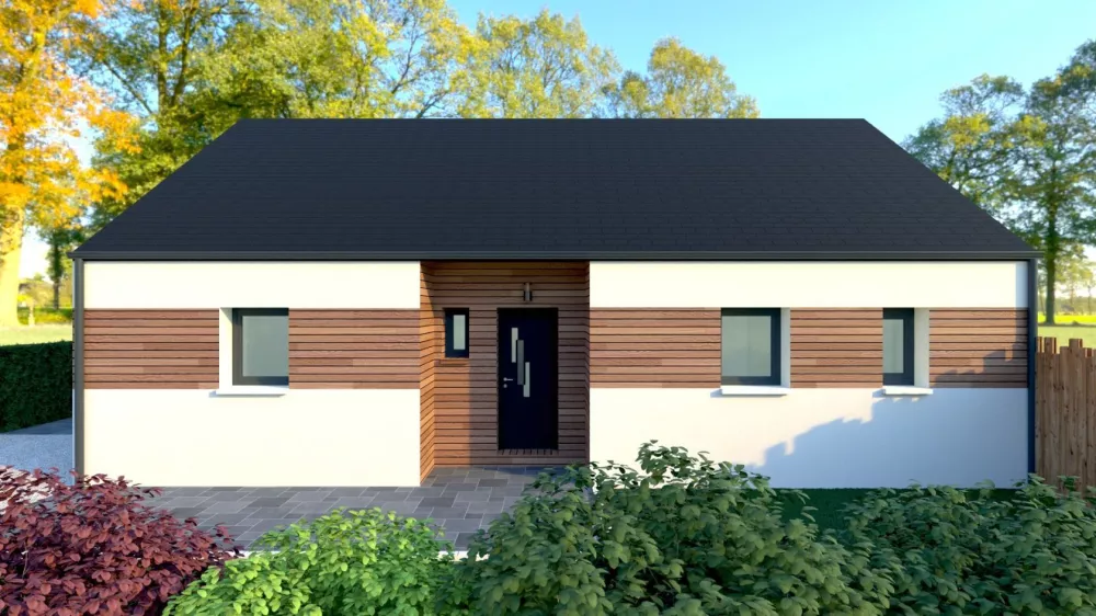 Image du modèle de maison façade avant