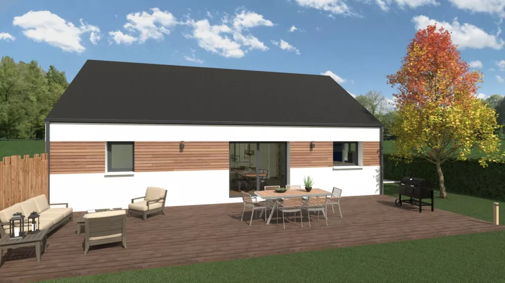 Image du modèle de maison façade arrière