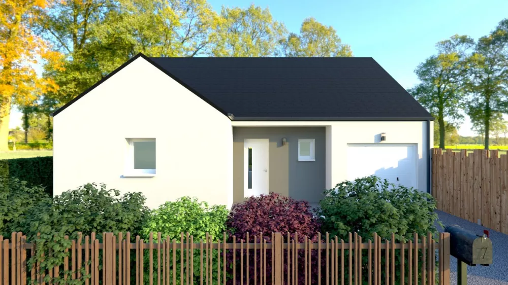 Image du modèle de maison façade avant