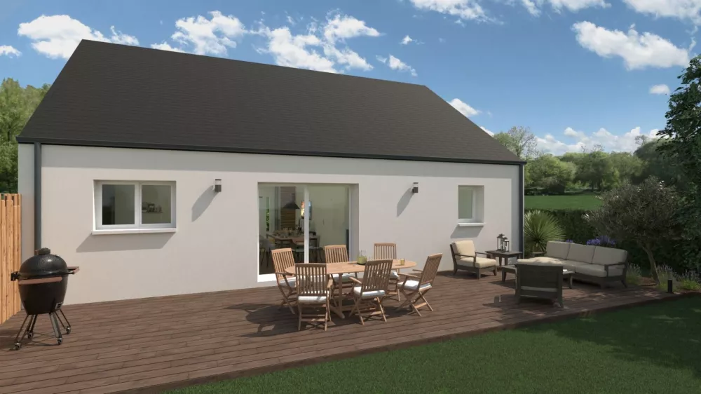Image du modèle de maison façade arrière