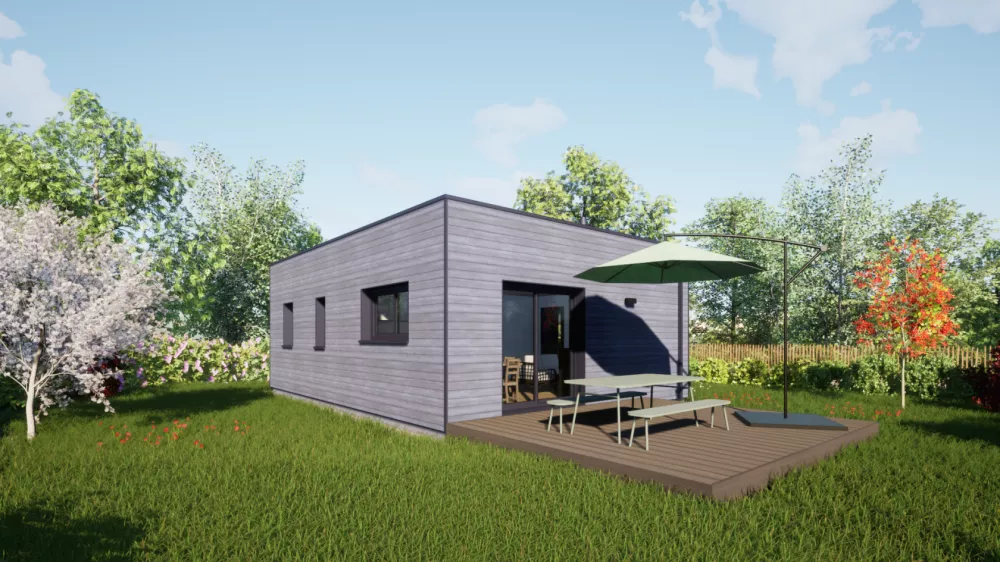 Image du modèle de maison 50 TT - Vue Jardin