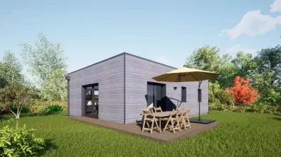 Image du modèle de maison 70 Tterrasse - Vue Jardin
