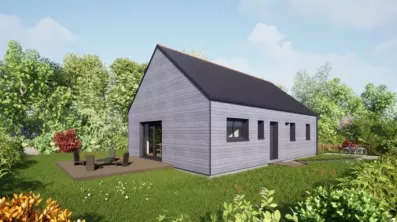 Image du modèle de maison 80 Ardoises - Vue Rue
