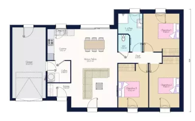 Image du modèle de maison PLAN SARAN TUILE SL