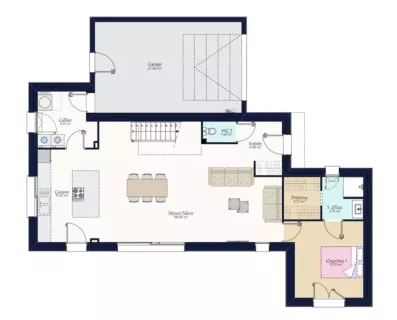 Image du modèle de maison PLAN PRISCA TUILE RDC