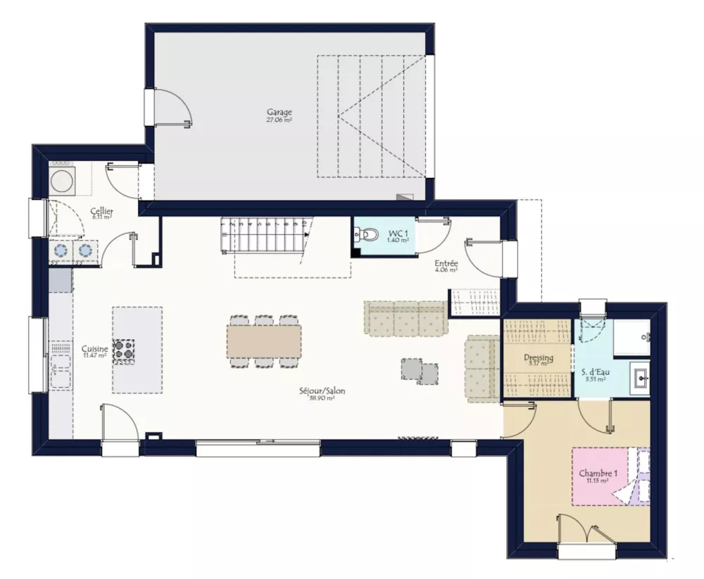 Image du modèle de maison PRISCA TT RDC