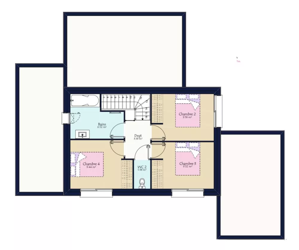 Image du modèle de maison PLAN PRISCA ACIER ETG
