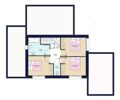 Image du modèle de maison PLAN PRISCA ACIER ETG
