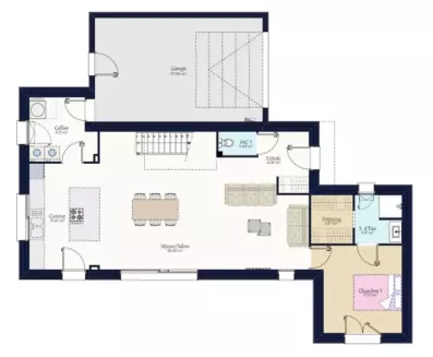 Image du modèle de maison PLAN PRISCA ACIER RDC