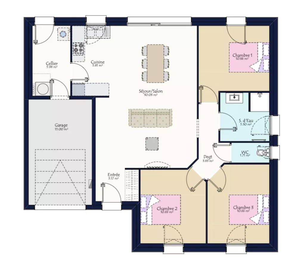 Image du modèle de maison PLAN MONA SL