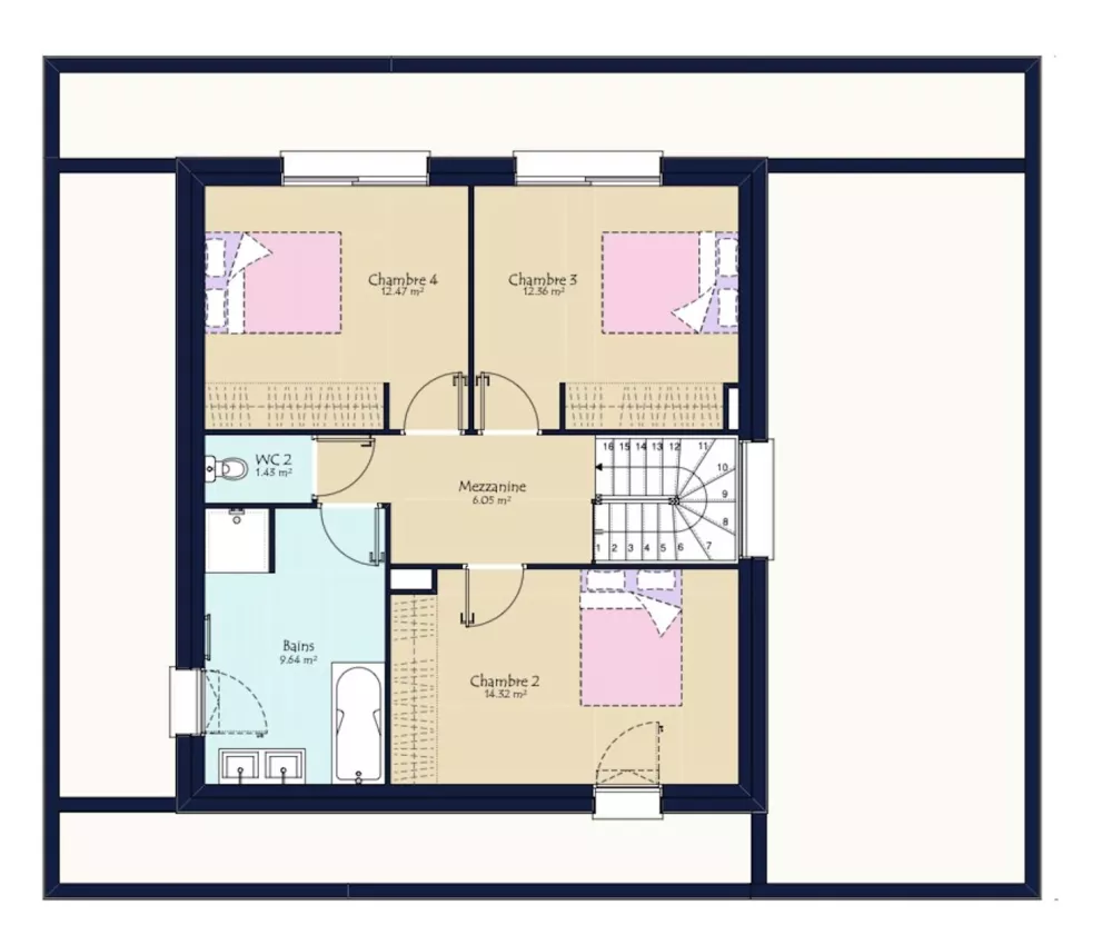 Image du modèle de maison PLAN MAISON E ETG