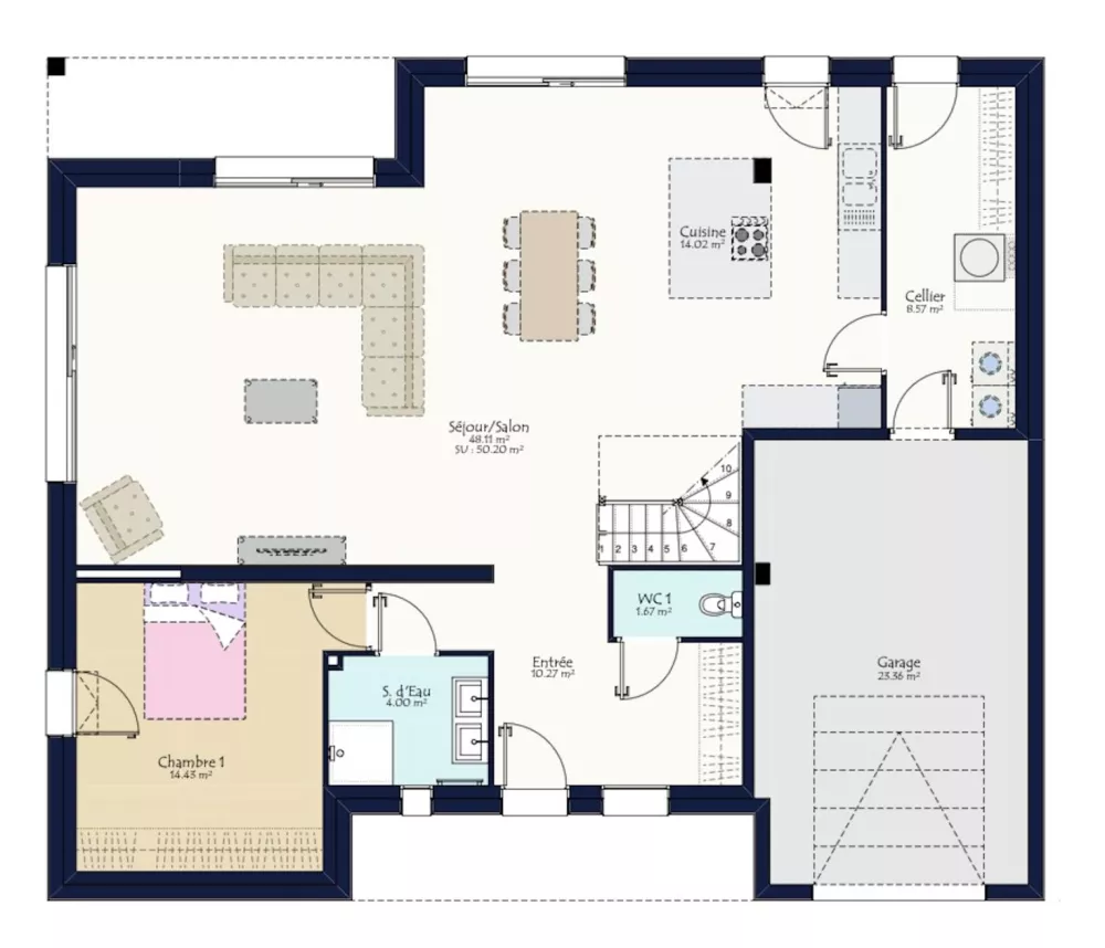 Image du modèle de maison PLAN MAISON E TT R DC
