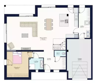 Image du modèle de maison PLAN MAISON E TT R DC