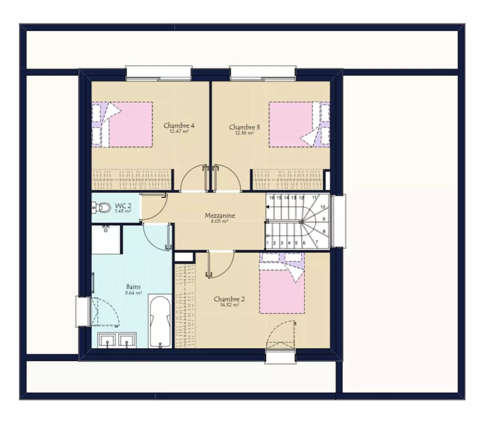 Image du modèle de maison PLAN MAISON E ARDOISE ETG