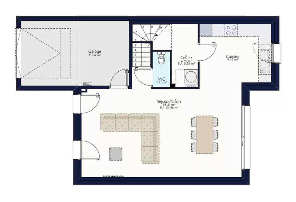 Image du modèle de maison PLAN LENA RDC TT