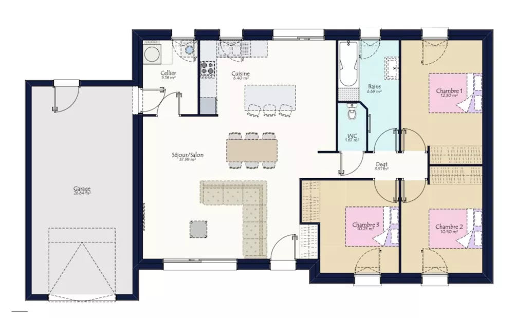 Image du modèle de maison PLAN HYDOR TUILE