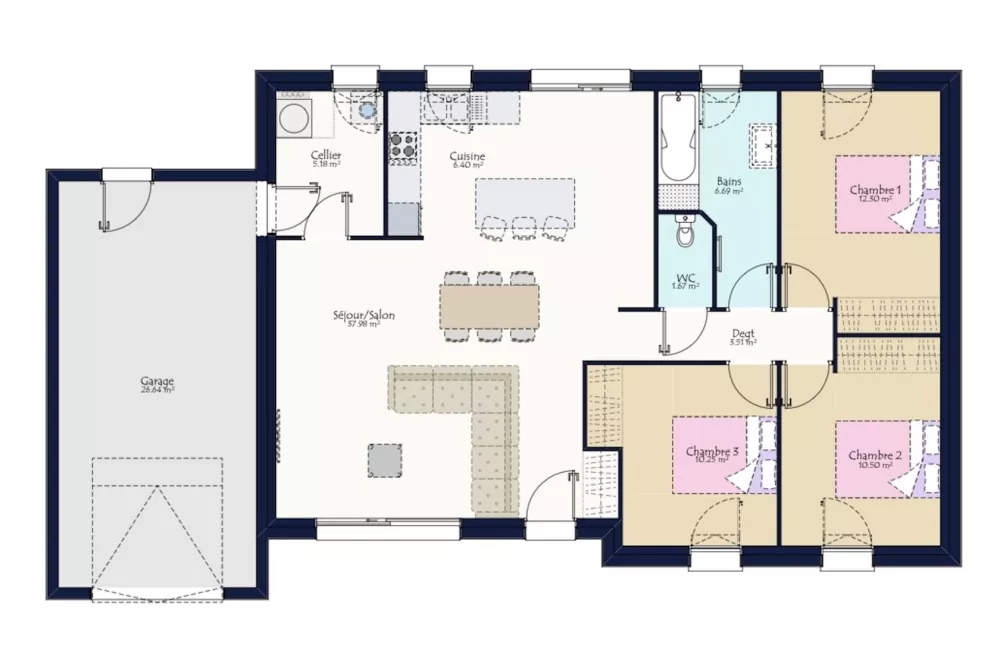 Image du modèle de maison PLAN HYDOR ARDOISE