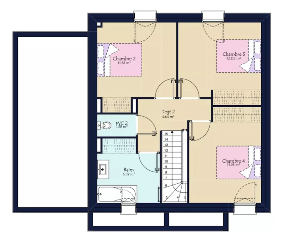 Image du modèle de maison ASSYA TUILE ETG