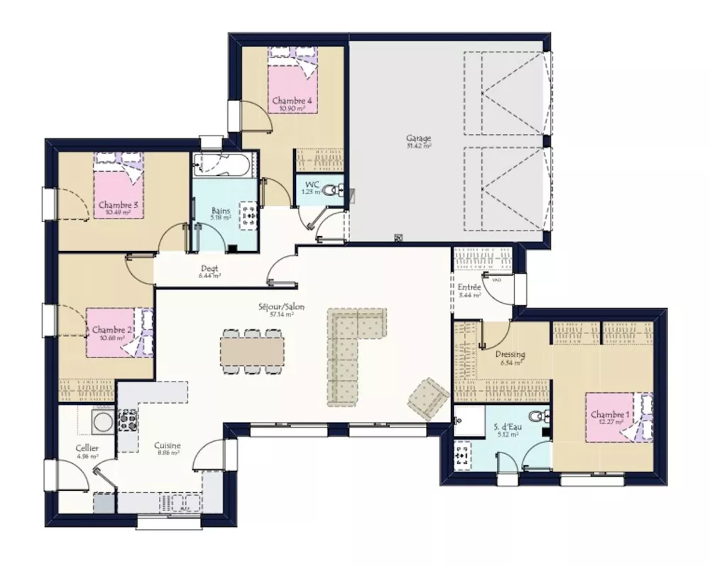 Image du modèle de maison PLAN BOSKA ZINC