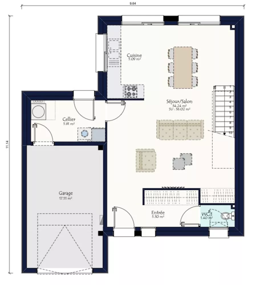 Image du modèle de maison BURGOS ACIER TT