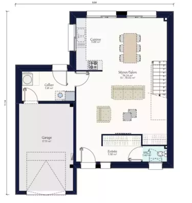 Image du modèle de maison BURGOS ACIER TT