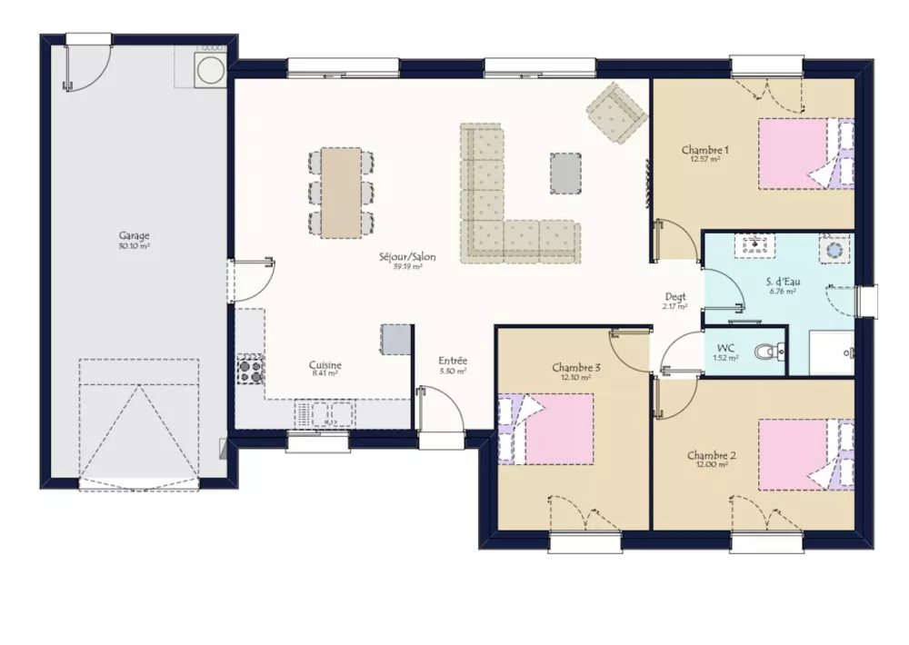 Image du modèle de maison CALLISTE TUILE